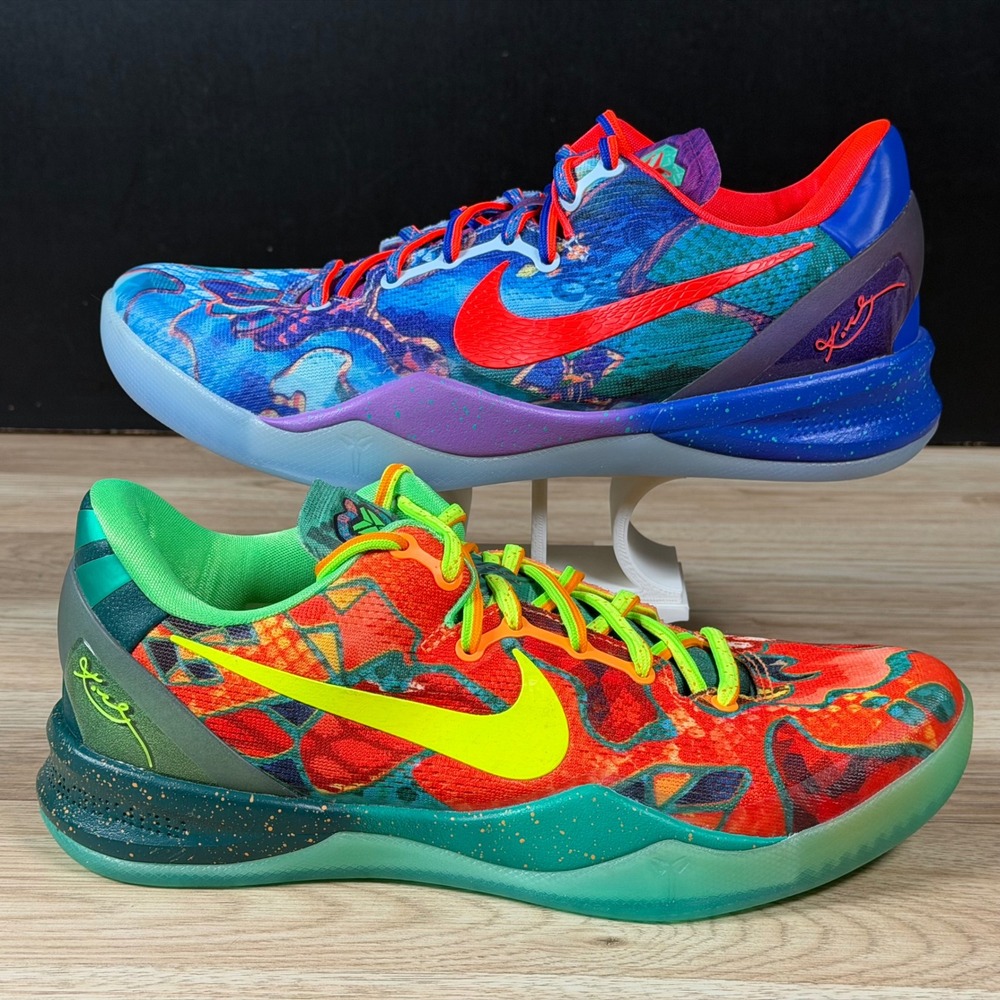 Nike Kobe 8 Protro What The Shoes Men Size 8.5 Red Blue 2025 Sneakers HM9621-900